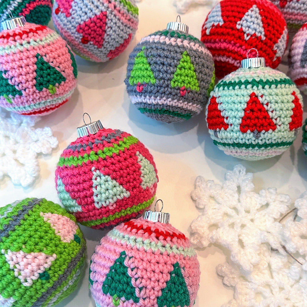 Crochet Christmas Tree Ornaments