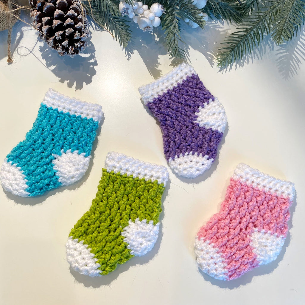 Crochet Mini Christmas Stockings