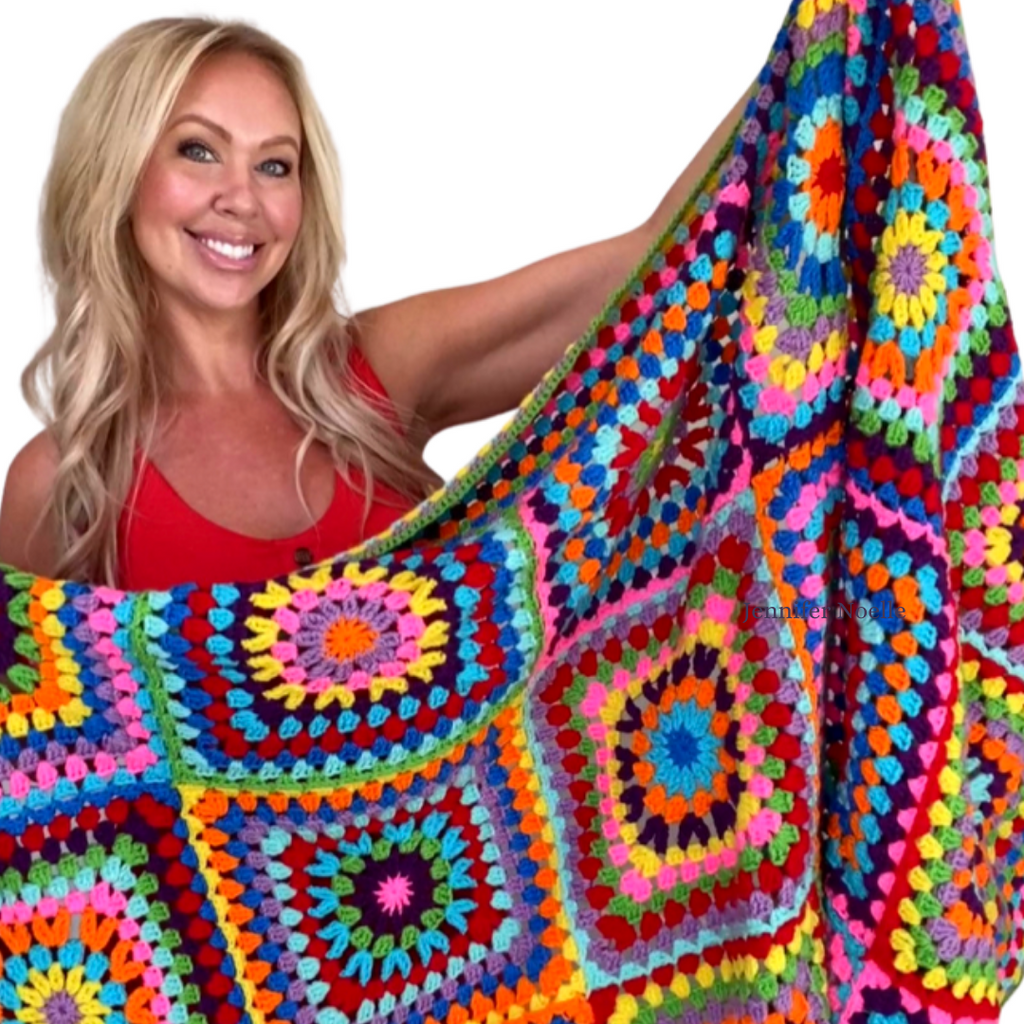 Crochet Granny Square Blanket That Is Too Big