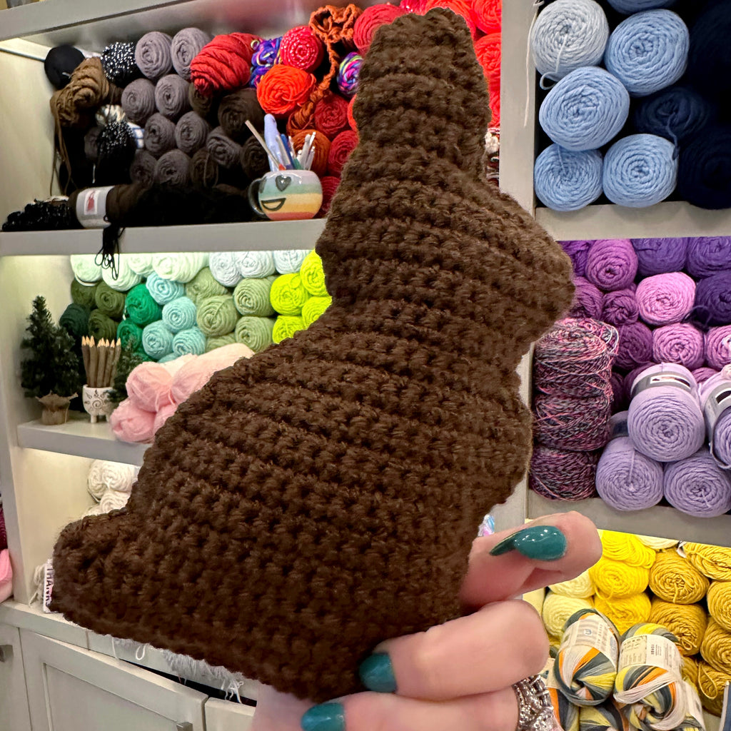 Crochet Chocolate Bunny