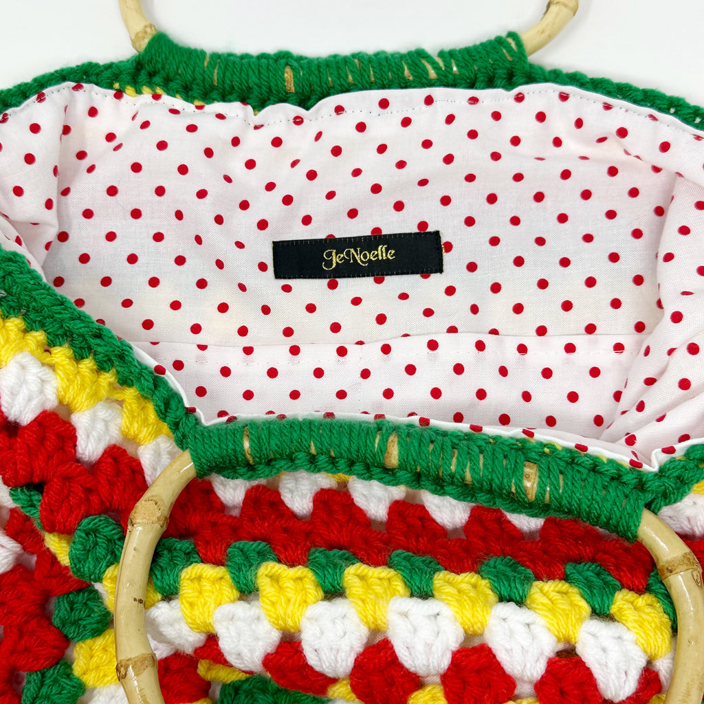 Lollipop Large Bobble Granny Square Crochet Bag
