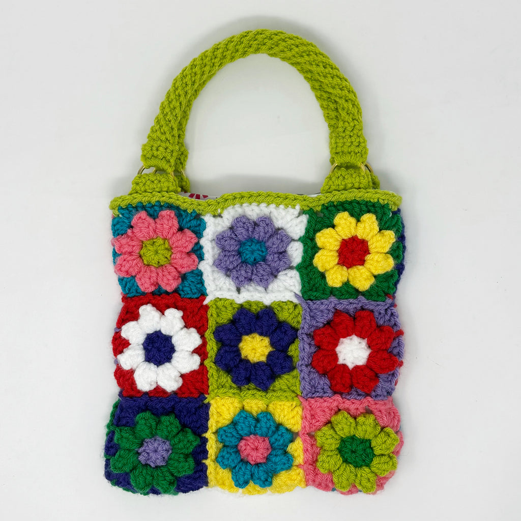 Handmade Flower Granny Square Crochet Bag,vintage Crochet Purse,crochet  Shoulder Bag,boho Accessories Gifts,floral Print,y2k Crochet Fashion - Etsy