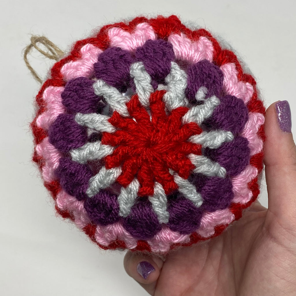 Crochet Ornament Red