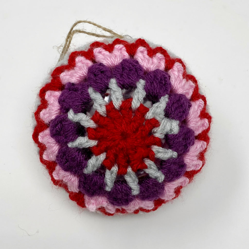 Crochet Ornament Red
